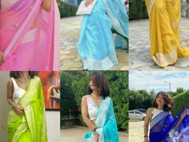 PURE HANDLOOM KHADDI CHIFFON: UNVEILING THE TIMELESS ELEGANCE OF BANARAS WEAVING