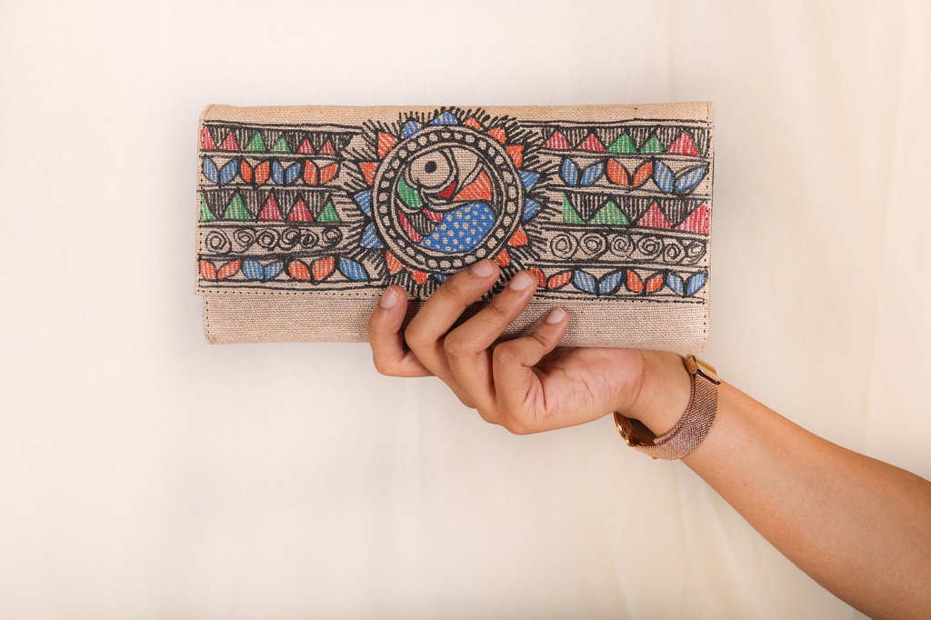 Reviving Tradition: Madhubani Art Clutches by WeaveHand