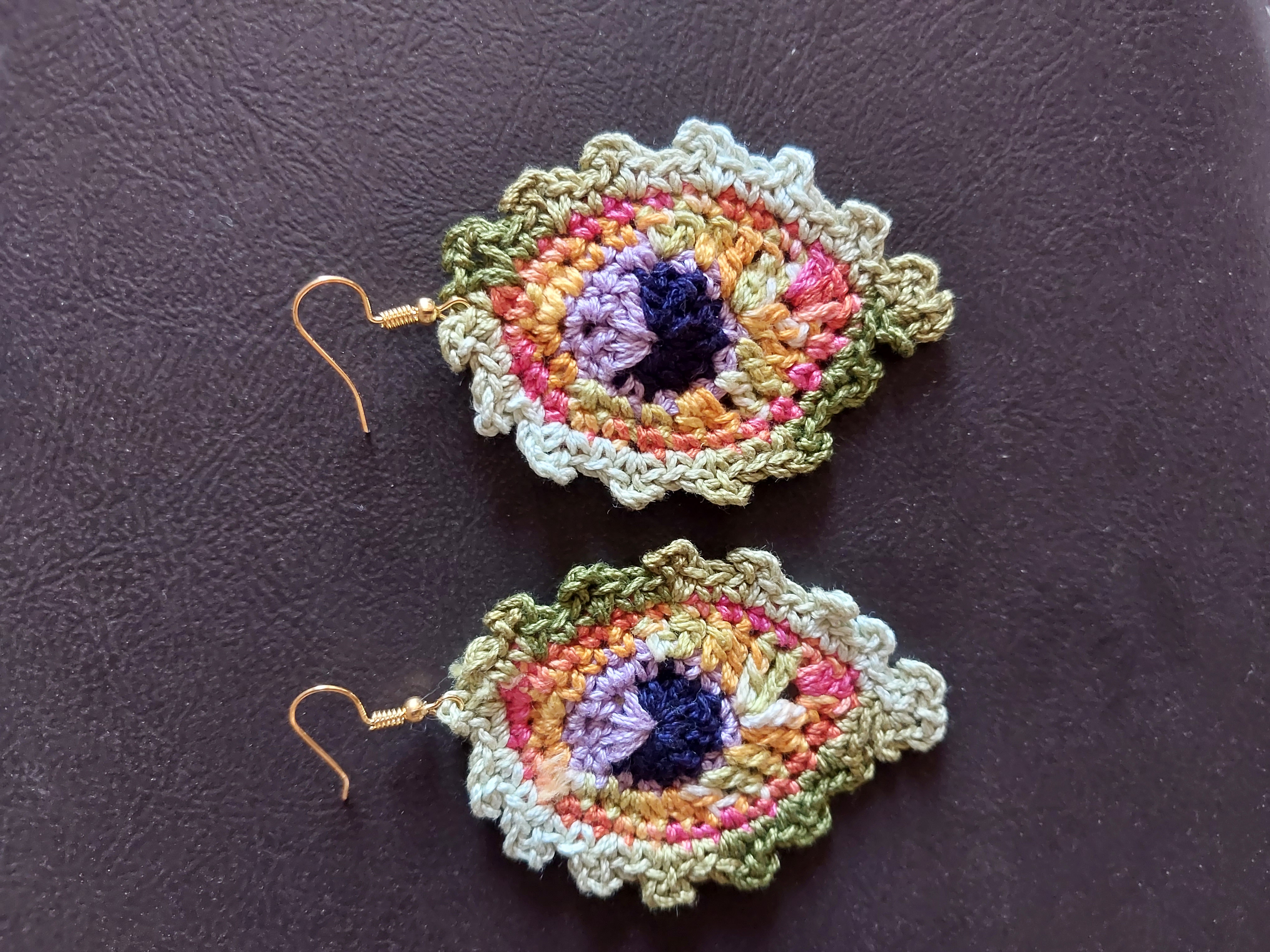 Daisy Crochet Earring